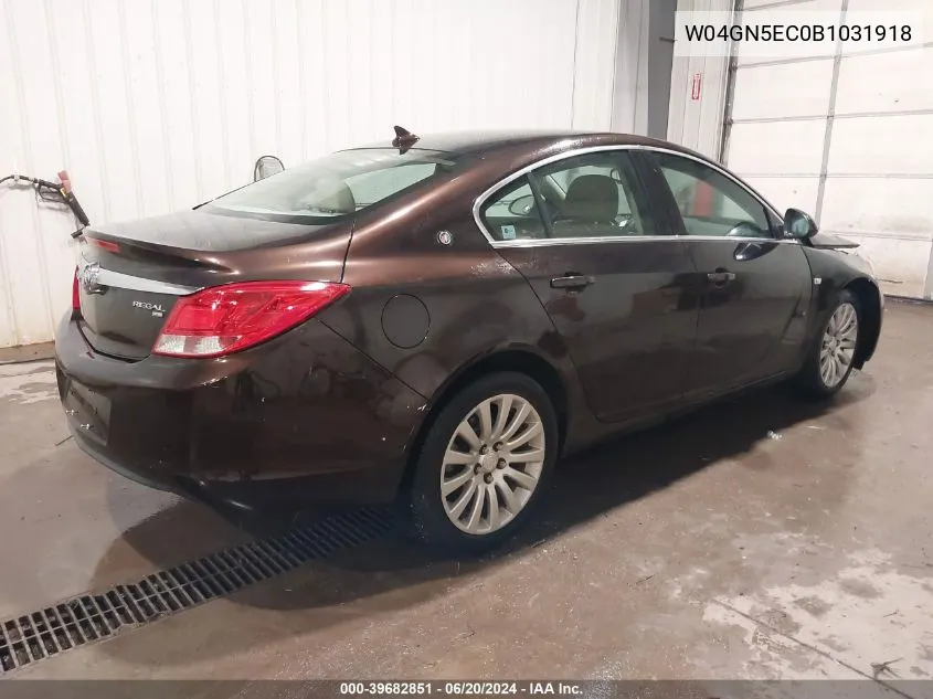 W04GN5EC0B1031918 2011 Buick Regal Cxl Russelsheim