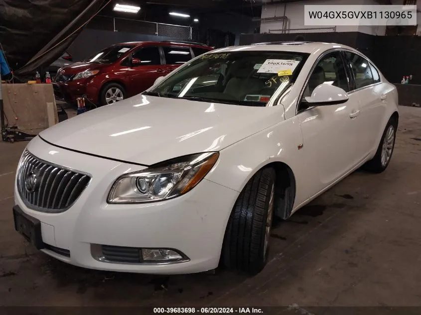 2011 Buick Regal Cxl Turbo Russelsheim VIN: W04GX5GVXB1130965 Lot: 39683698