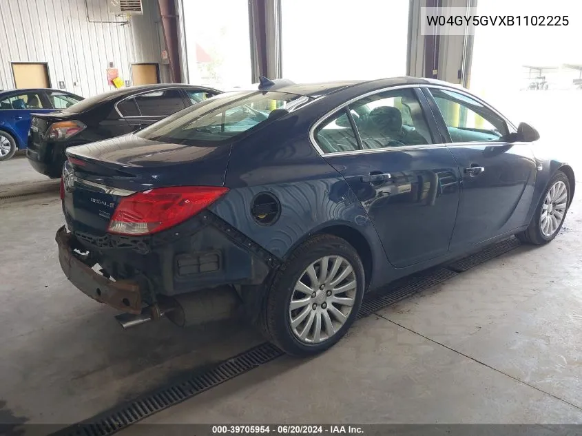 W04GY5GVXB1102225 2011 Buick Regal Cxl