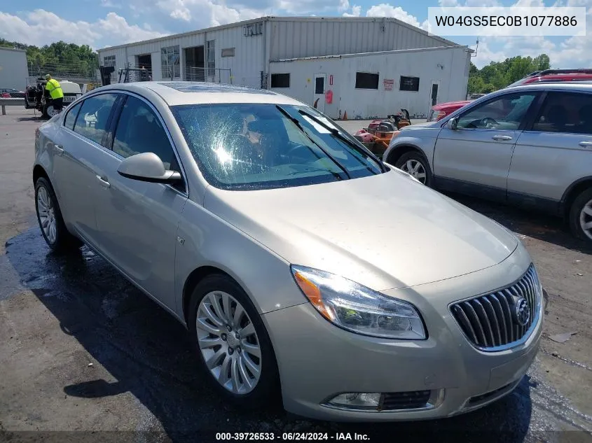 2011 Buick Regal Cxl Russelsheim VIN: W04GS5EC0B1077886 Lot: 39726533