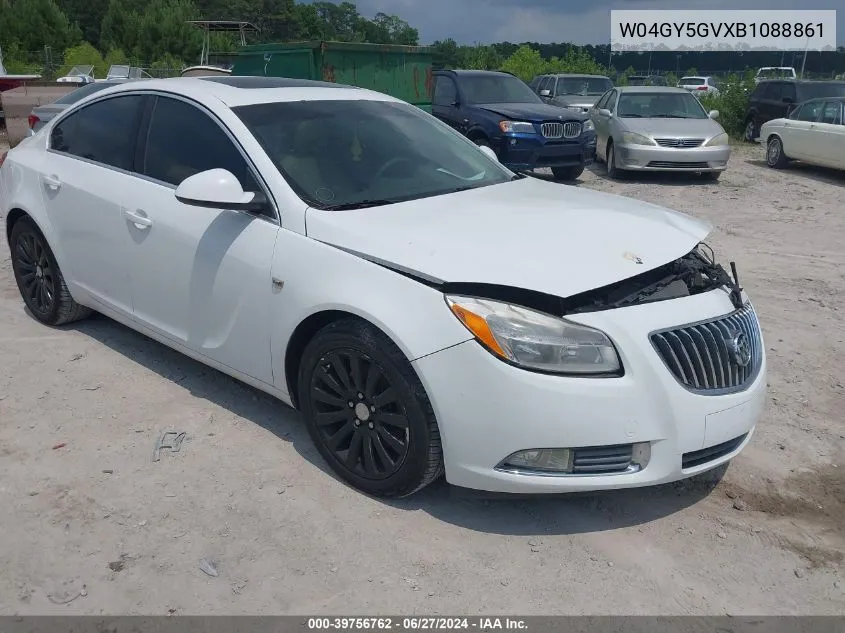 2011 Buick Regal Cxl Turbo Russelsheim VIN: W04GY5GVXB1088861 Lot: 39756762