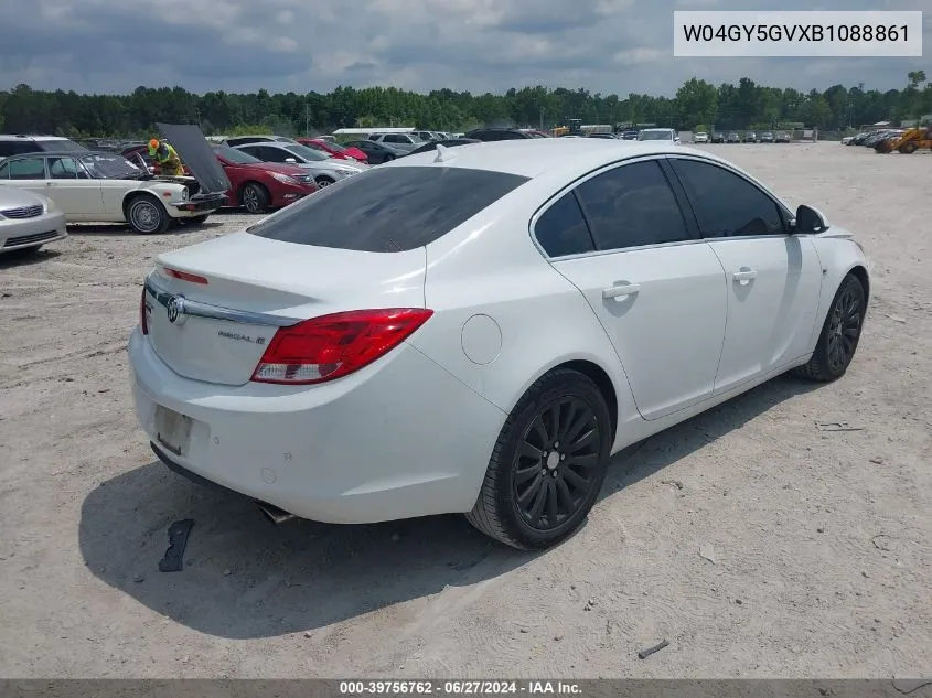 W04GY5GVXB1088861 2011 Buick Regal Cxl Turbo Russelsheim