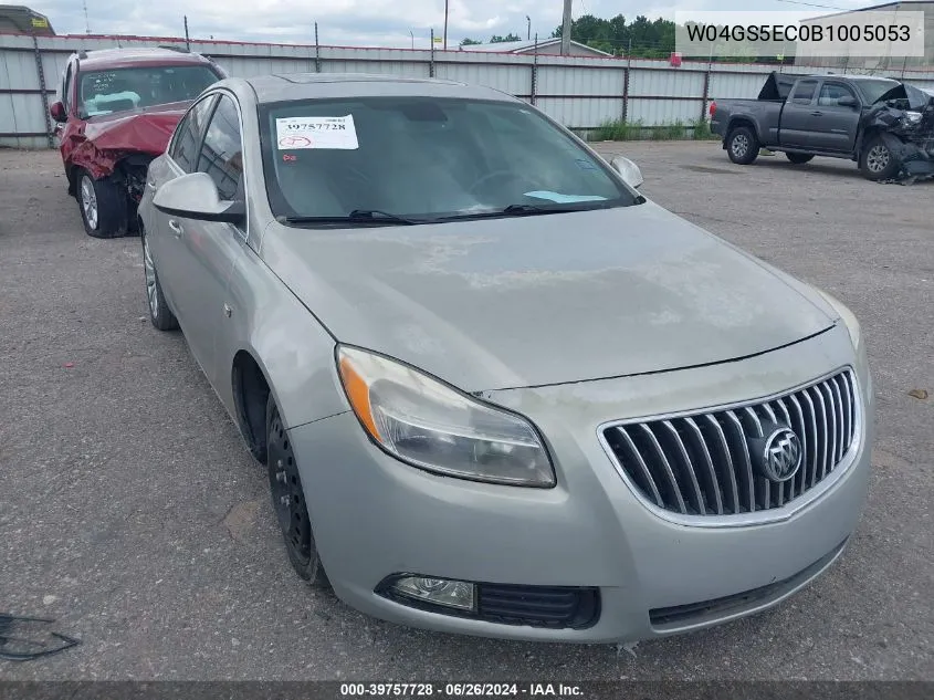 2011 Buick Regal Cxl Russelsheim VIN: W04GS5EC0B1005053 Lot: 39757728