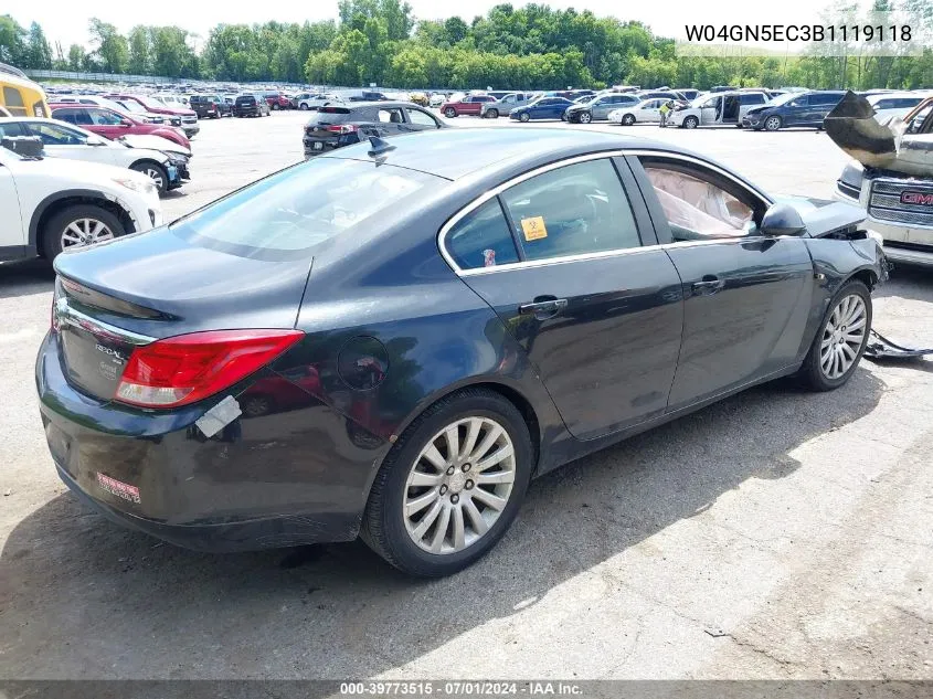 2011 Buick Regal Cxl Russelsheim VIN: W04GN5EC3B1119118 Lot: 39773515