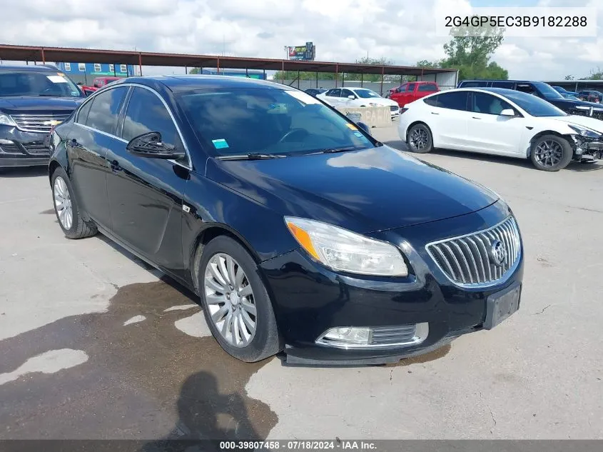 2011 Buick Regal Cxl Oshawa VIN: 2G4GP5EC3B9182288 Lot: 39807458