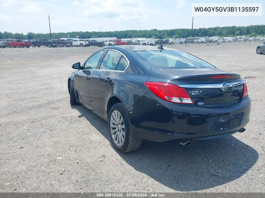 W04GY5GV3B1135597 2011 Buick Regal Cxl Turbo Russelsheim