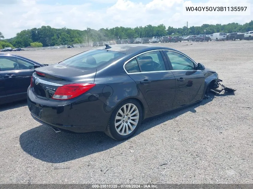 W04GY5GV3B1135597 2011 Buick Regal Cxl Turbo Russelsheim