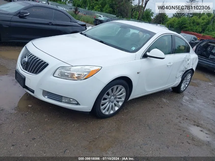 2011 Buick Regal Cxl Russelsheim VIN: W04GN5EC7B1102306 Lot: 39818086