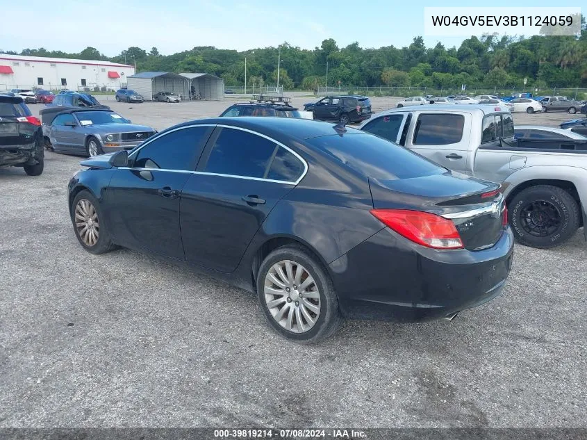 2011 Buick Regal Cxl Turbo Russelsheim VIN: W04GV5EV3B1124059 Lot: 39819214