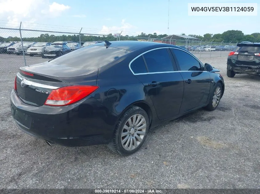 2011 Buick Regal Cxl Turbo Russelsheim VIN: W04GV5EV3B1124059 Lot: 39819214