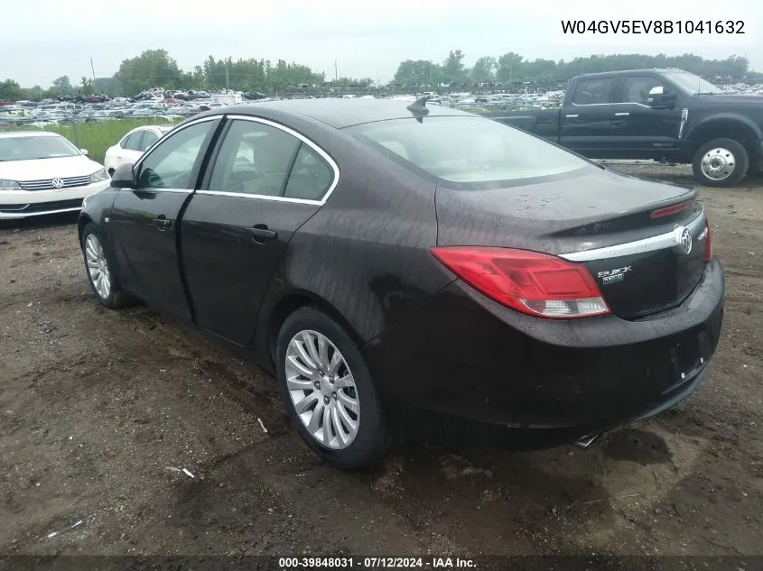 W04GV5EV8B1041632 2011 Buick Regal Cxl Turbo Russelsheim