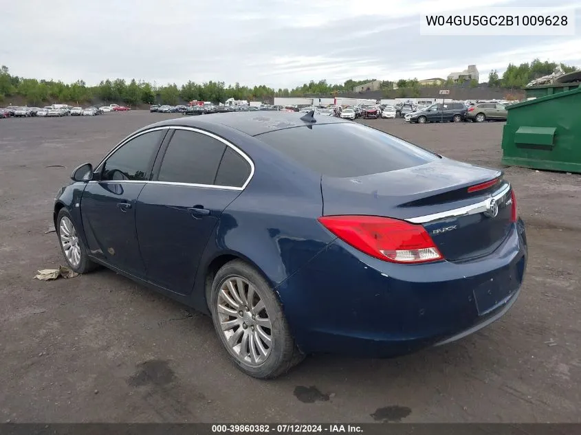 2011 Buick Regal Cxl Rl6 VIN: W04GU5GC2B1009628 Lot: 39860382