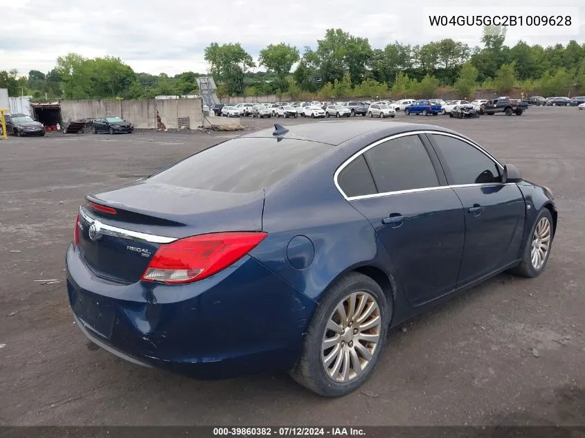 2011 Buick Regal Cxl Rl6 VIN: W04GU5GC2B1009628 Lot: 39860382