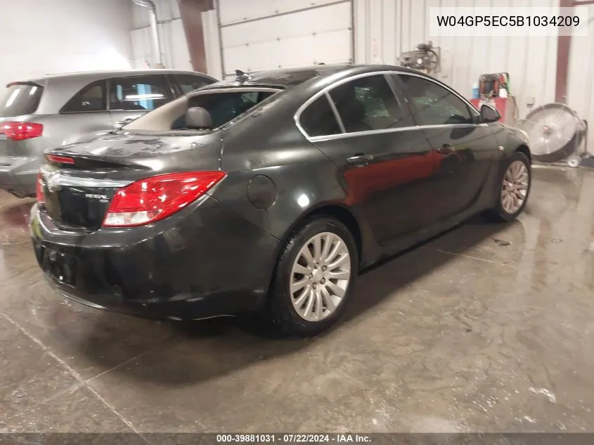 W04GP5EC5B1034209 2011 Buick Regal Cxl Russelsheim