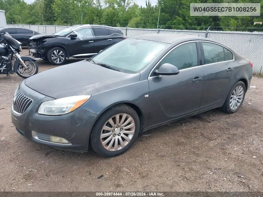 2011 Buick Regal Cxl Russelsheim VIN: W04GS5EC7B1008256 Lot: 39974444