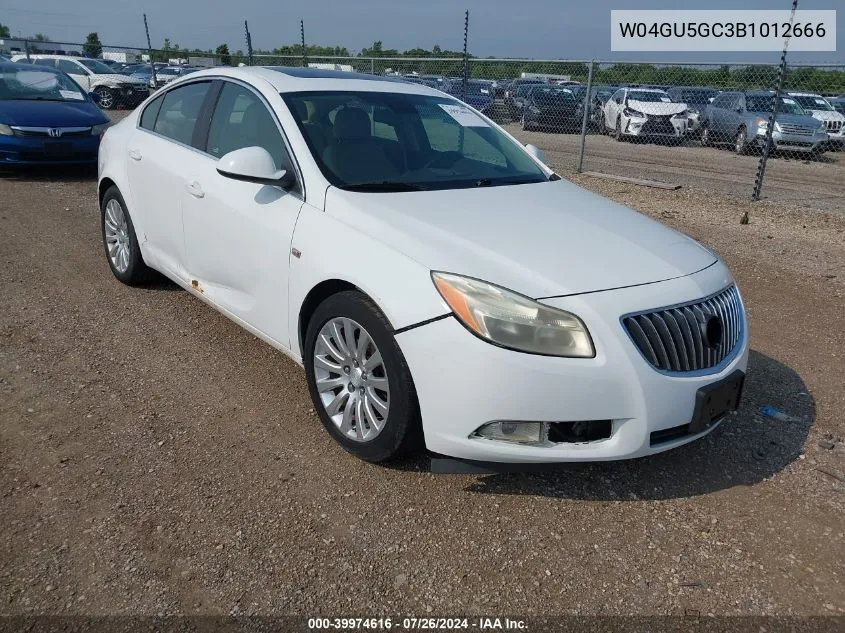 W04GU5GC3B1012666 2011 Buick Regal Cxl Russelsheim