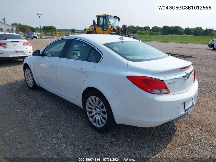 W04GU5GC3B1012666 2011 Buick Regal Cxl Russelsheim