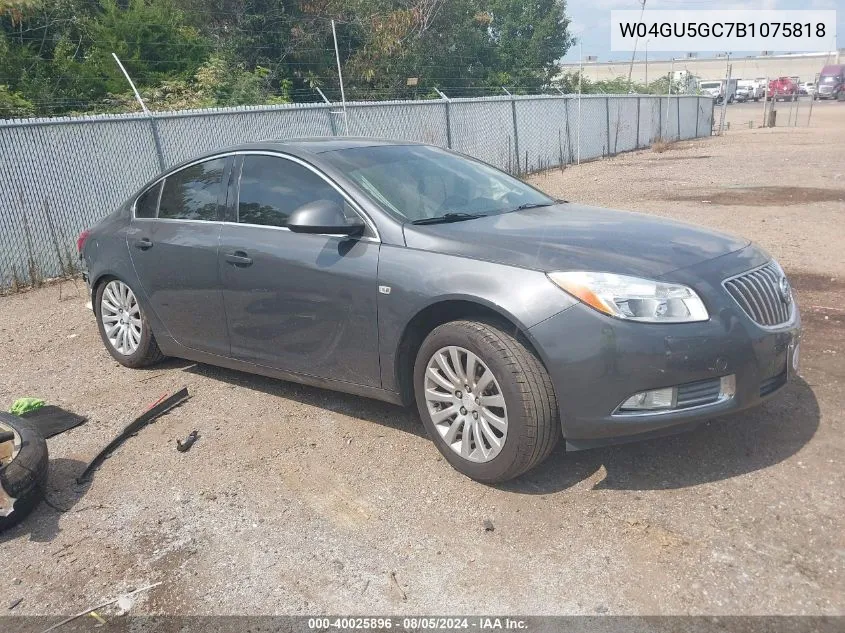 W04GU5GC7B1075818 2011 Buick Regal Cxl Russelsheim