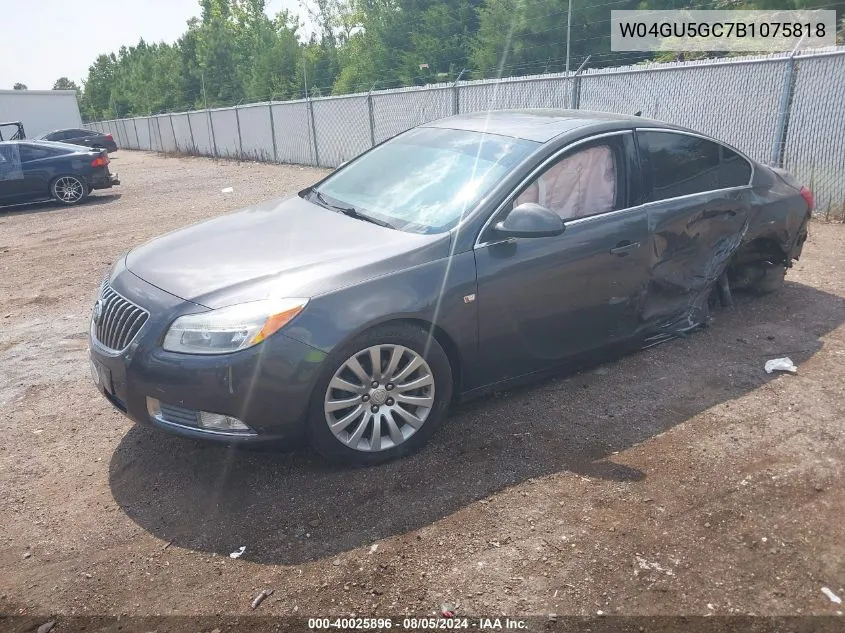 W04GU5GC7B1075818 2011 Buick Regal Cxl Russelsheim