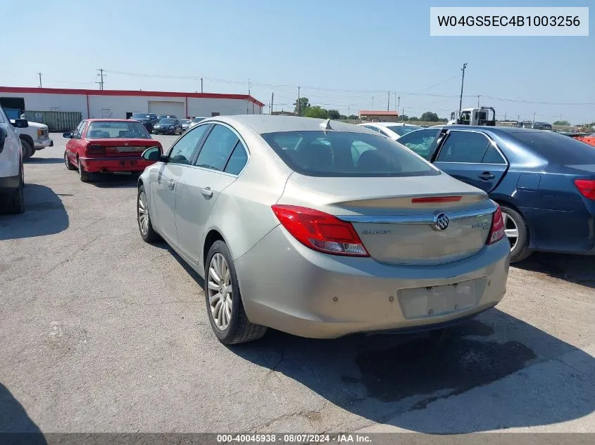 2011 Buick Regal Cxl VIN: W04GS5EC4B1003256 Lot: 40045938