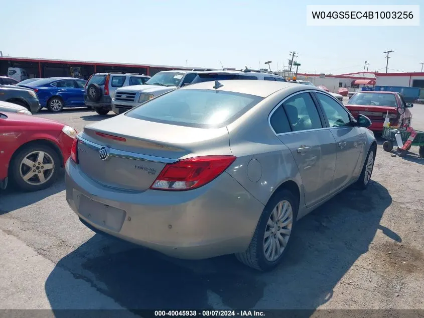 2011 Buick Regal Cxl VIN: W04GS5EC4B1003256 Lot: 40045938