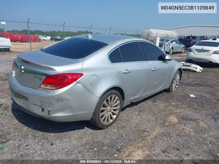 W04GN5EC3B1109849 2011 Buick Regal Cxl Russelsheim