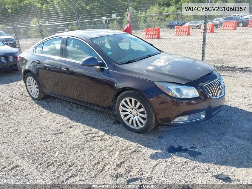 W04GY5GV2B1060357 2011 Buick Regal Cxl Turbo Russelsheim