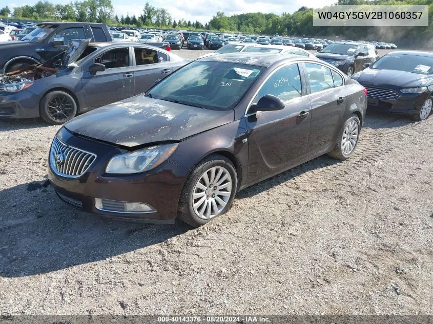 W04GY5GV2B1060357 2011 Buick Regal Cxl Turbo Russelsheim