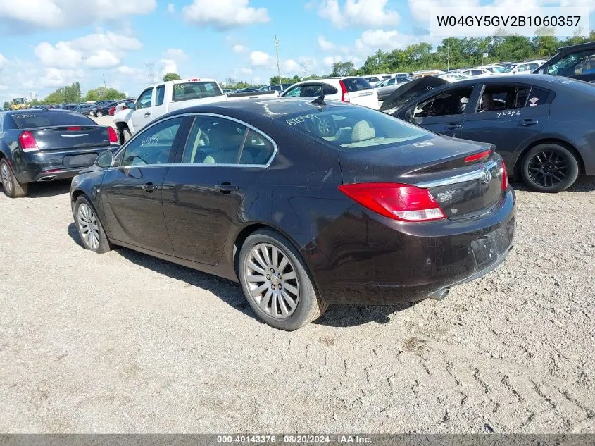 W04GY5GV2B1060357 2011 Buick Regal Cxl Turbo Russelsheim