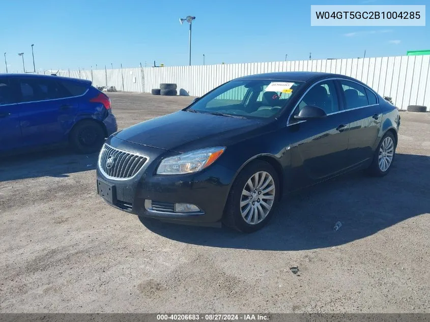 2011 Buick Regal Cxl Russelsheim VIN: W04GT5GC2B1004285 Lot: 40206683