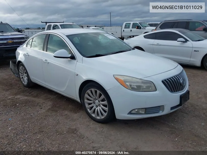 W04GN5EC1B1011029 2011 Buick Regal Cxl