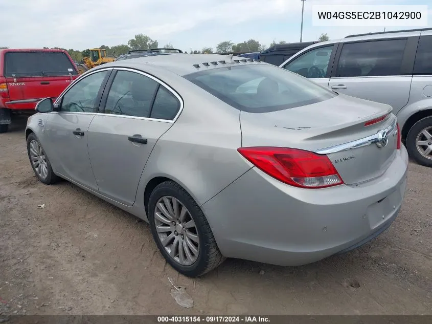 2011 Buick Regal Cxl Russelsheim VIN: W04GS5EC2B1042900 Lot: 40315154