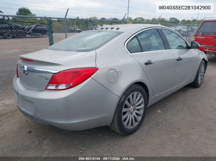 W04GS5EC2B1042900 2011 Buick Regal Cxl Russelsheim