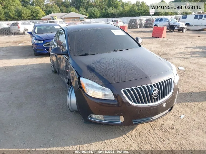 W04GN5EC9B1038110 2011 Buick Regal Cxl