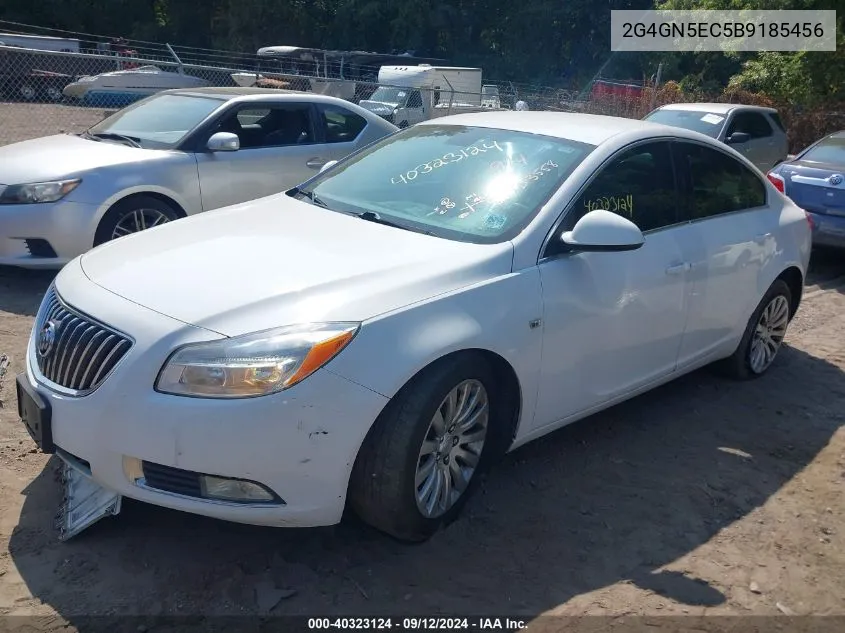 2011 Buick Regal Cxl VIN: 2G4GN5EC5B9185456 Lot: 40323124