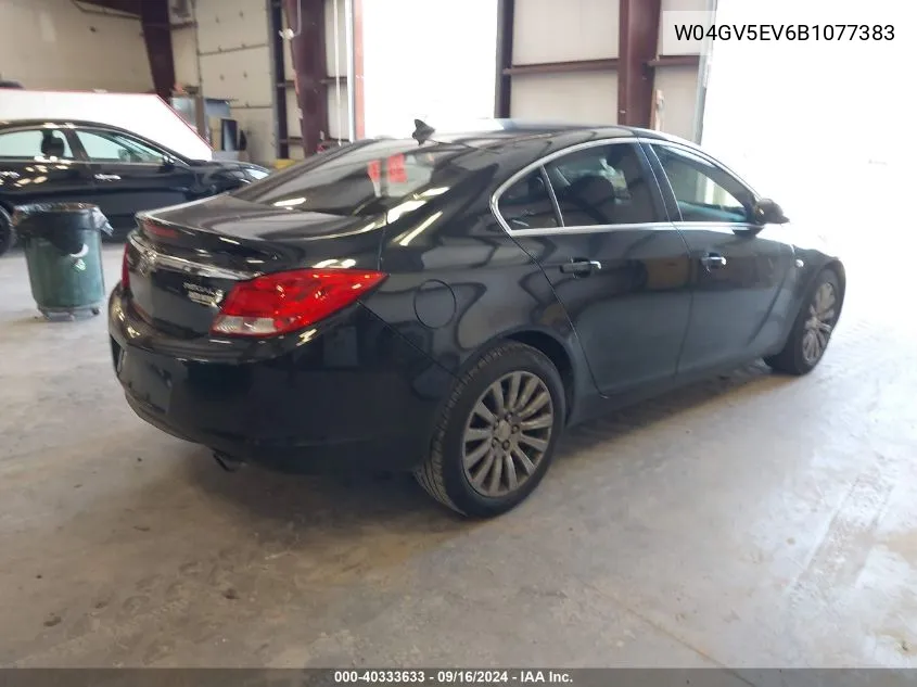 2011 Buick Regal Cxl Turbo Russelsheim VIN: W04GV5EV6B1077383 Lot: 40333633