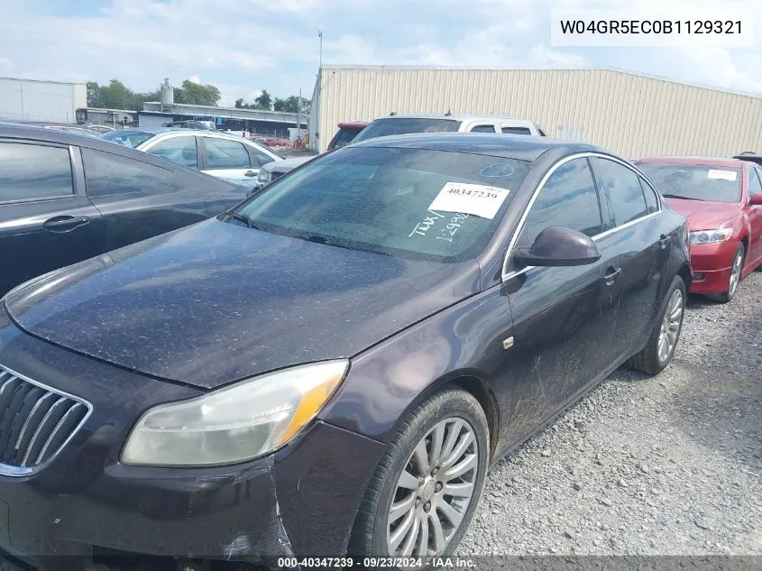 2011 Buick Regal Cxl Russelsheim VIN: W04GR5EC0B1129321 Lot: 40347239