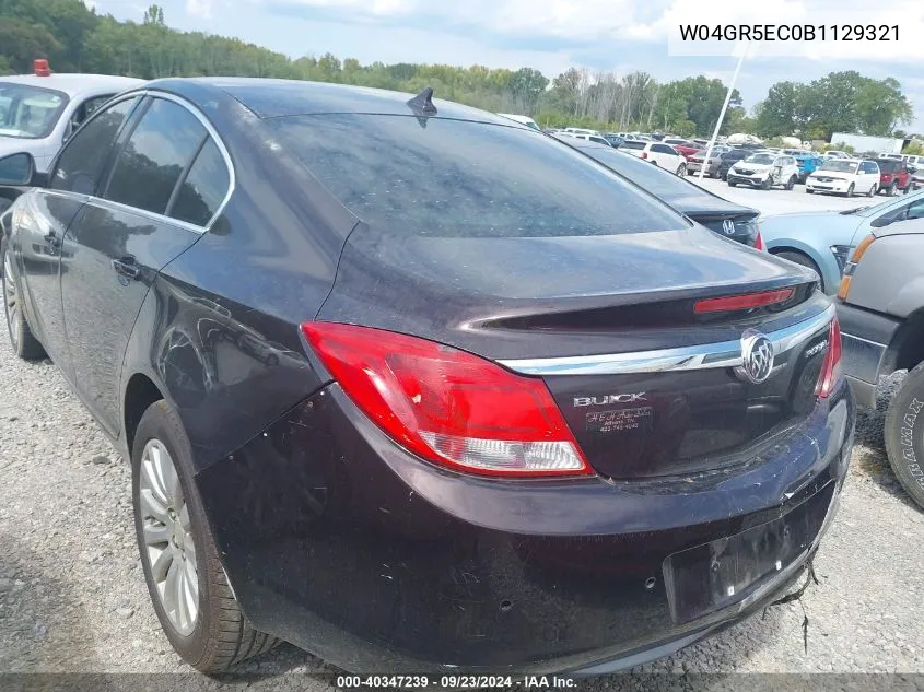 W04GR5EC0B1129321 2011 Buick Regal Cxl Russelsheim