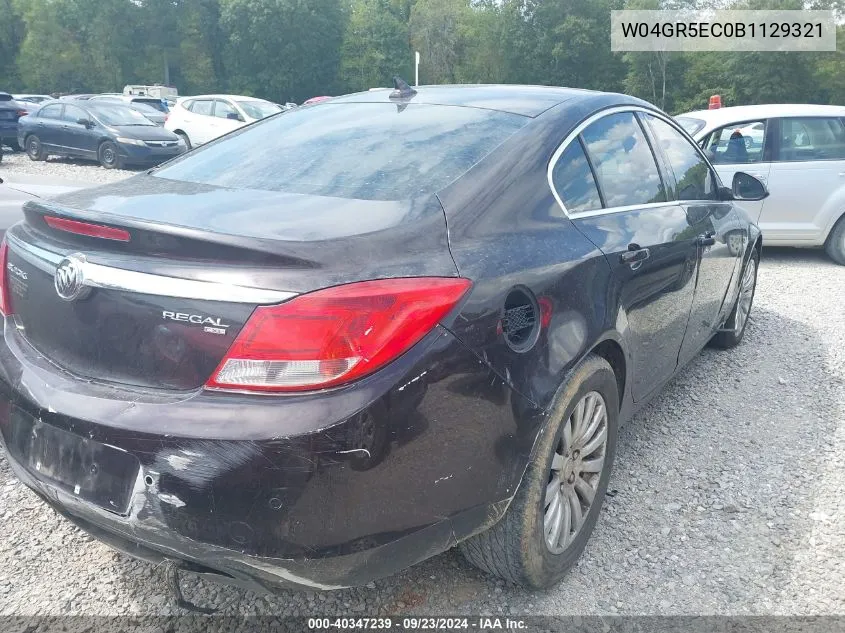 2011 Buick Regal Cxl Russelsheim VIN: W04GR5EC0B1129321 Lot: 40347239