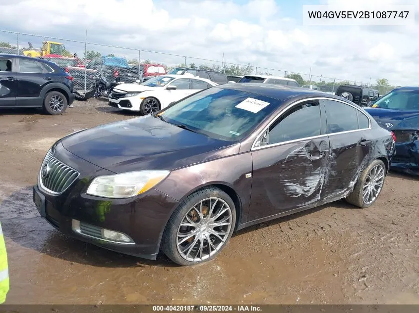 W04GV5EV2B1087747 2011 Buick Regal Cxl Turbo Russelsheim