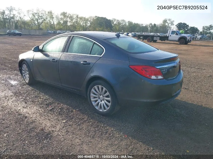 2G4GP5EC7B9205524 2011 Buick Regal Cxl Oshawa