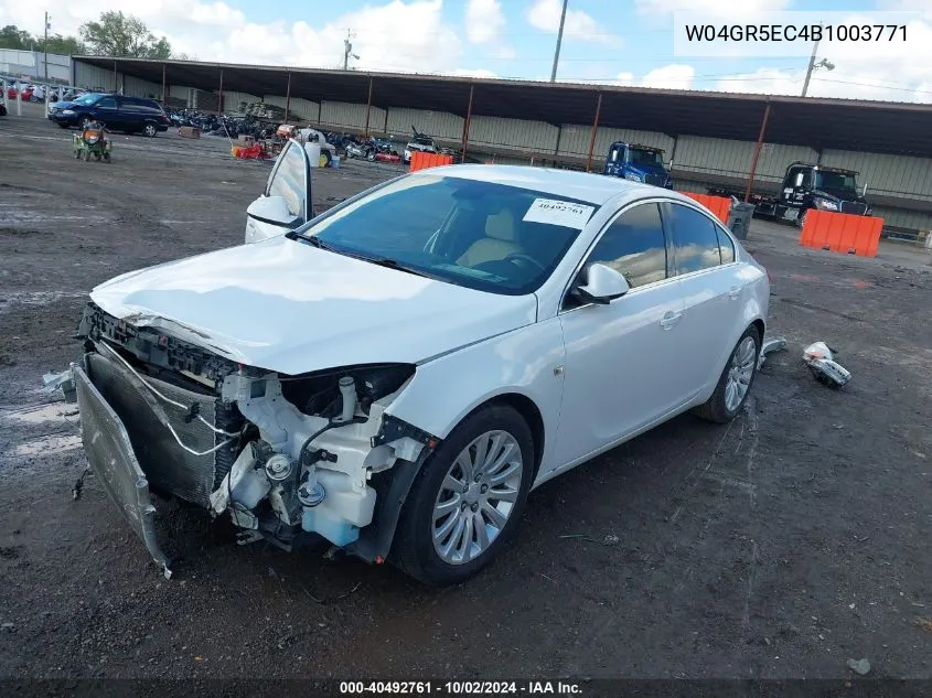 W04GR5EC4B1003771 2011 Buick Regal Cxl Russelsheim