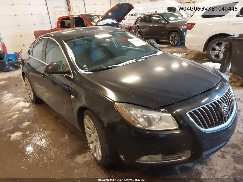 W04G05GVXB1040445 2011 Buick Regal Cxl Turbo Russelsheim