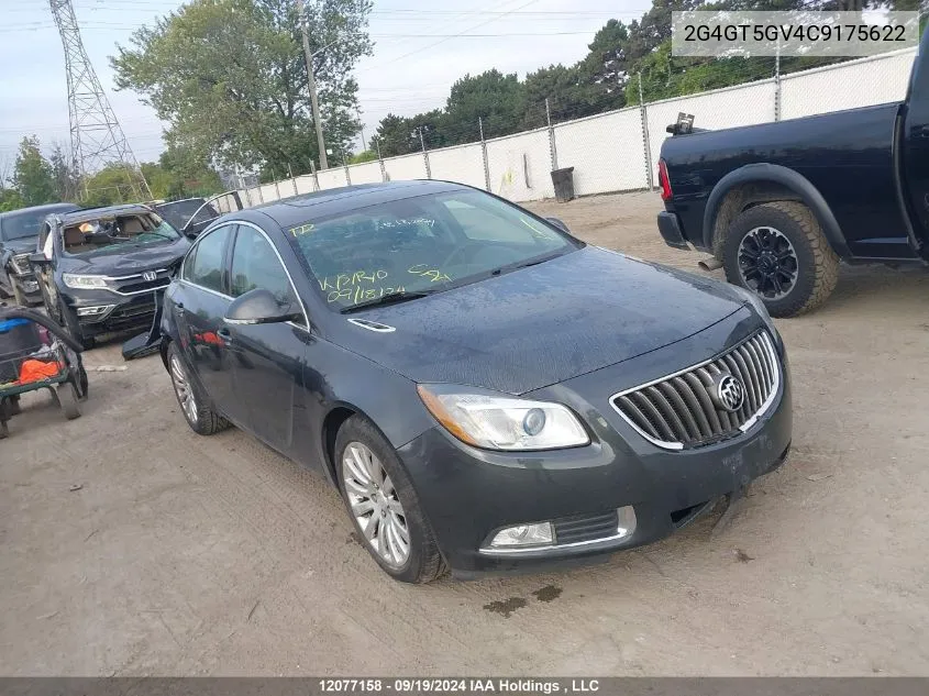 2012 Buick Regal VIN: 2G4GT5GV4C9175622 Lot: 12077158