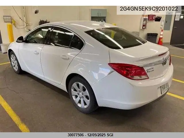 2G4GN5EK9C9201022 2012 Buick Regal
