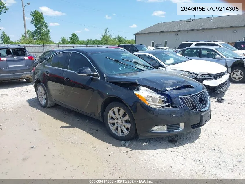 2012 Buick Regal VIN: 2G4GR5ER7C9214305 Lot: 39417503