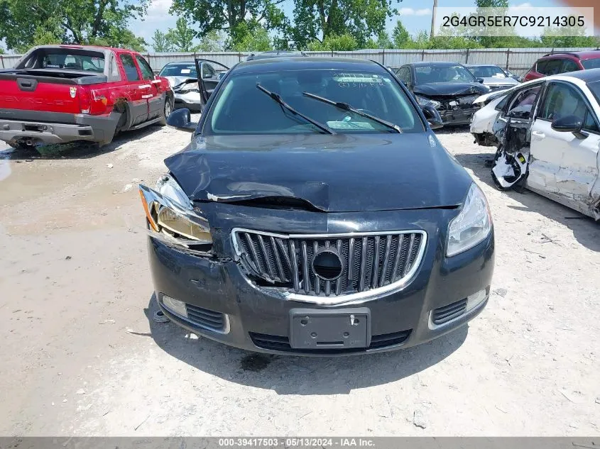 2012 Buick Regal VIN: 2G4GR5ER7C9214305 Lot: 39417503