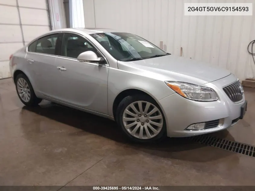 2012 Buick Regal Turbo - Premium 2 VIN: 2G4GT5GV6C9154593 Lot: 39425695