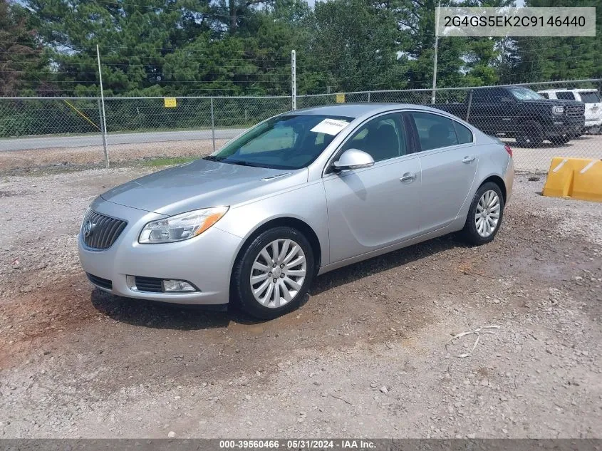 2012 Buick Regal Premium 1 VIN: 2G4GS5EK2C9146440 Lot: 39560466