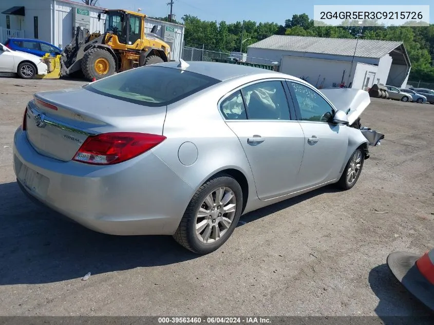 2G4GR5ER3C9215726 2012 Buick Regal